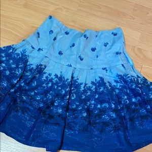 Floral printed skirt